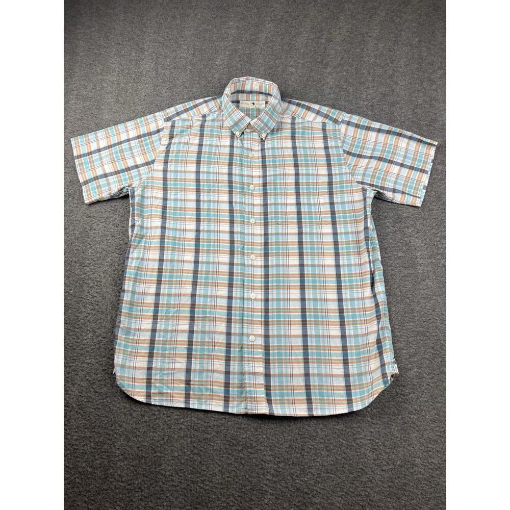 Duck Head Men's Button-Up Shirt Size‎ Medium Casual Short Sleeve